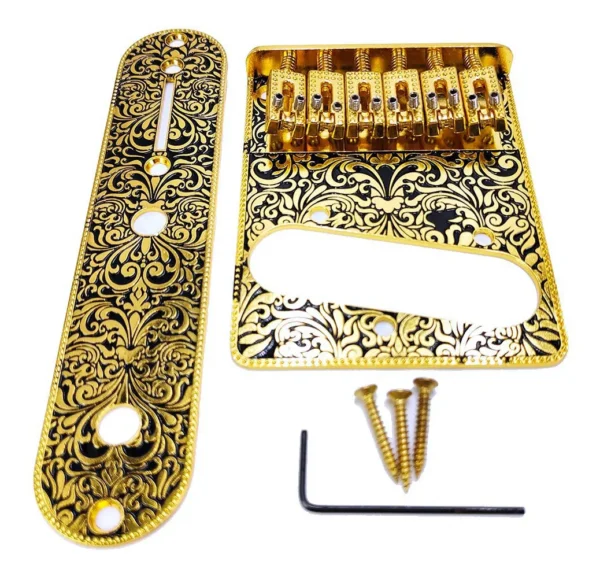 Conjunto TELE9 De Control De Puente De Guitarra Eléctrica Telecaster Tallado Dorado CAMBO
