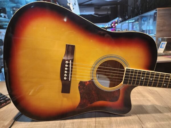 Guitarra Electro Acustica Con Microfono Cdas De Acero FOGLIA ALEYMAR