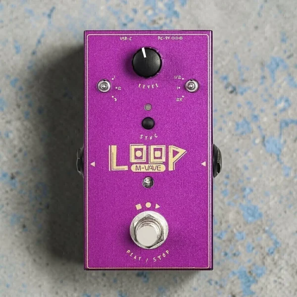 Pedal LOOP II Con 3 Memorias, USB-C Y Overdubs Ilimitados M-VAVE KAIRON