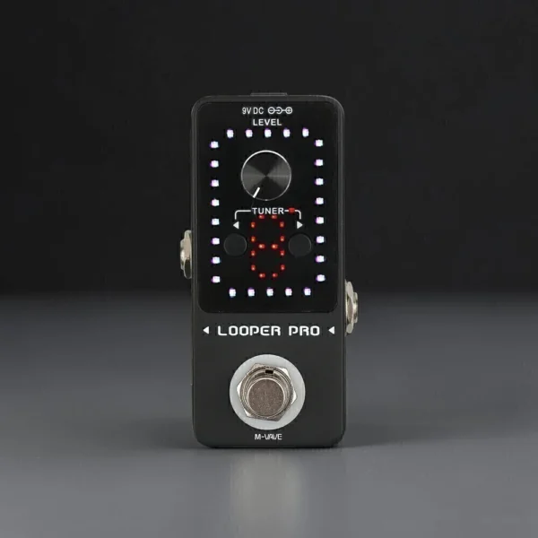 Pedal Looper PRO Con 40 Minutos De Grabación Y Afinador Integrado M-VAVE KAIRON