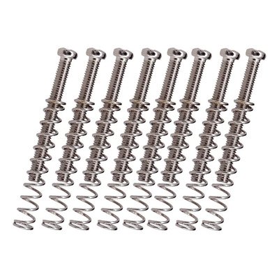 Tornillo Plateado De 32*2.9Mm + Resorte Para Guitarra Eléctrica De Doble Bobina X Unidad CAMBO